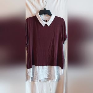 Elle 2 in 1 dress shirt